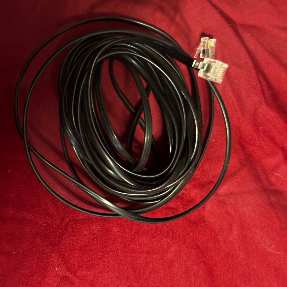High-Quality Black VoIP Phone Adapter Cable